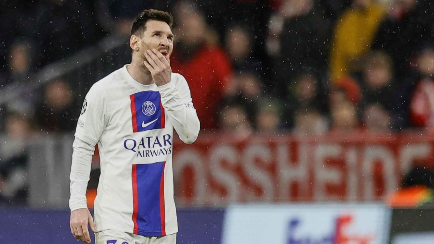 Leo Messi, tras caer eliminado contra el Bayern Múnich en Champions / EFE