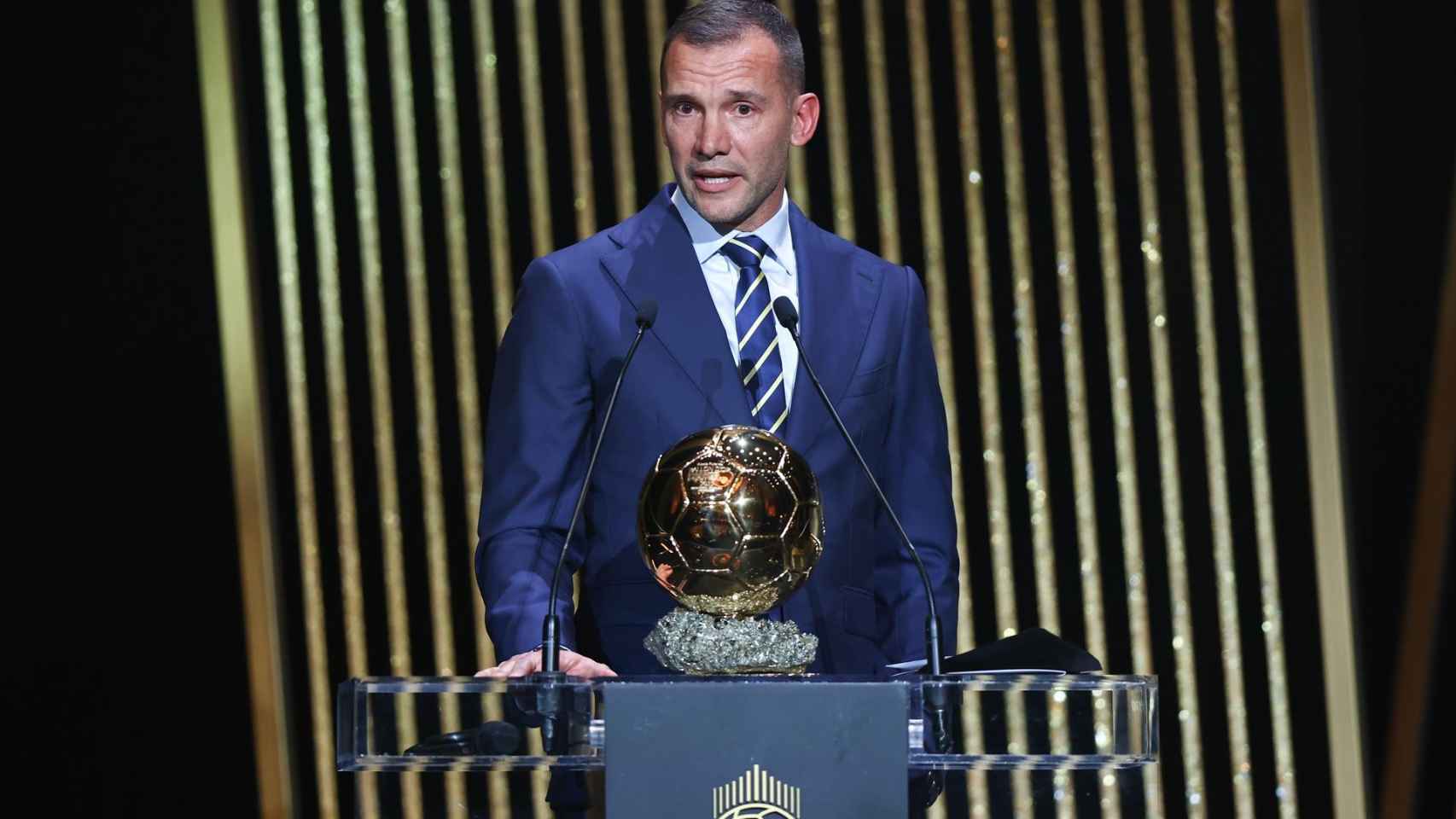 Shevchenko, en la gala del Balón de Oro / EFE