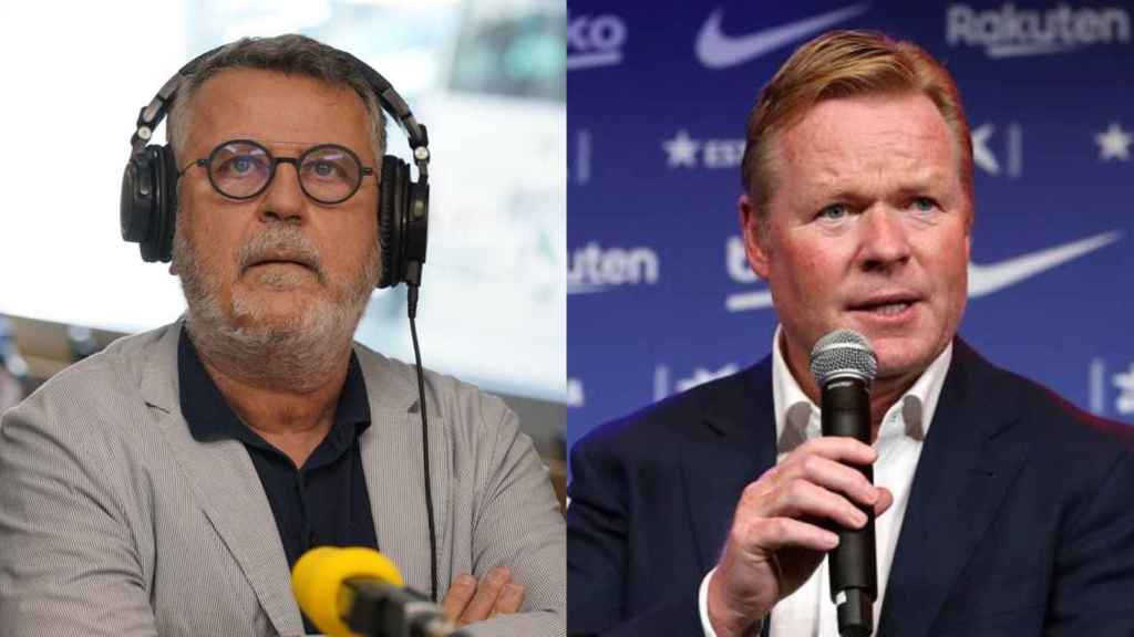 Lluís Canut y Ronald Koeman, en un fotomontaje / Culemanía