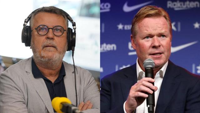 Lluís Canut y Ronald Koeman, en un fotomontaje / Culemanía