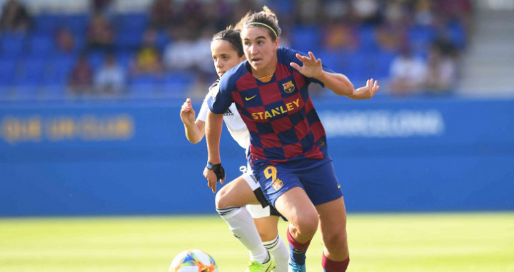 Mariona, en el partido contra el Tacón / FC Barcelona