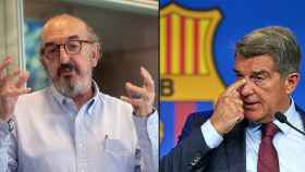 Jaume Roures y Joan Laporta en un montaje / CULEMANIA