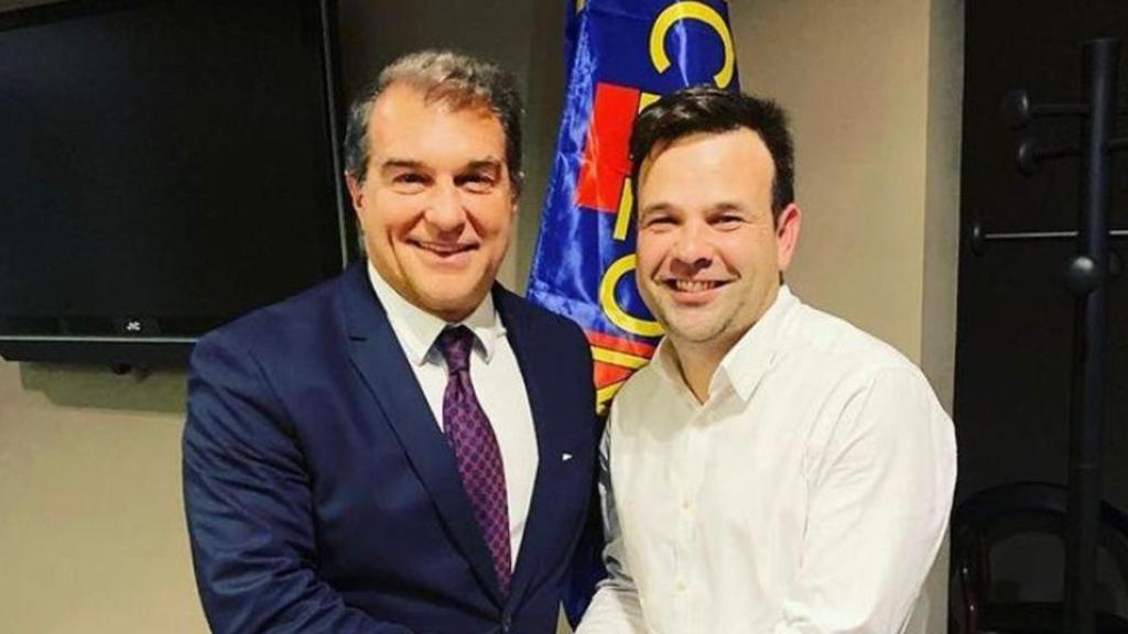 Joan Laporta con José Elías