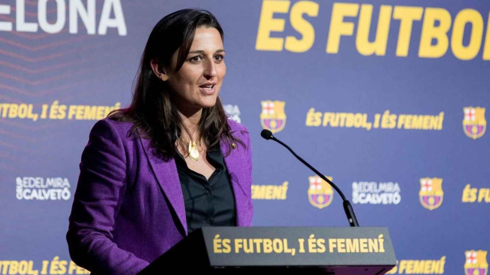 Una foto de Maria Teixidor, directiva del FC Barcelona y responsable del Fútbol Femenino / FCB