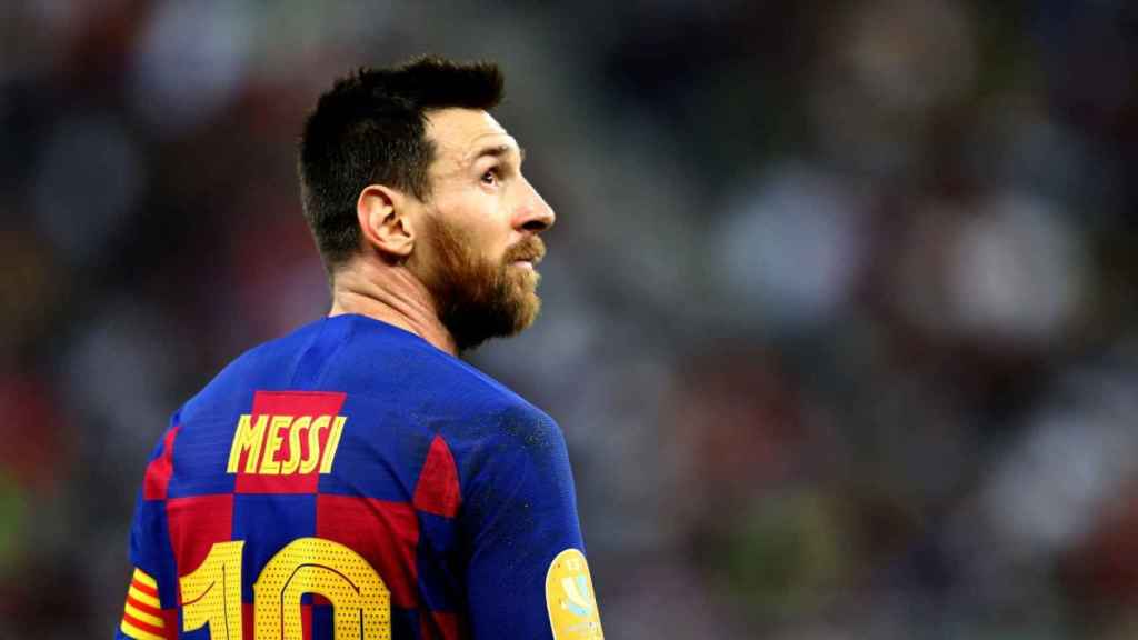 Leo Messi, en un partido con el Barça | EFE