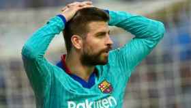 Gerard Piqué, en un partido con el Barça | EFE