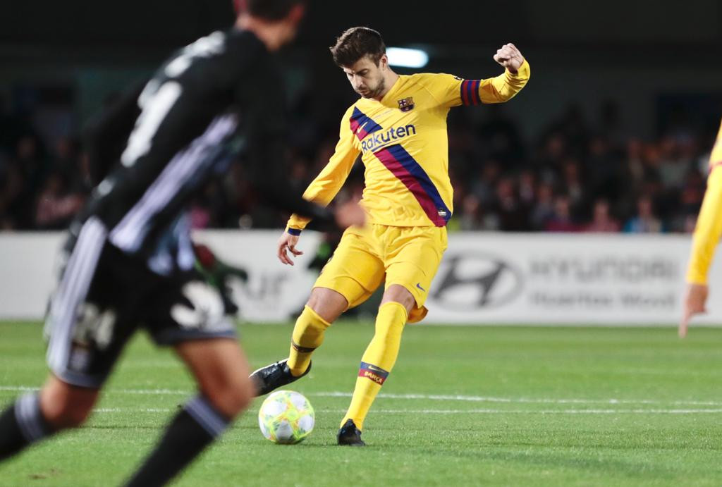 Gerard Piqué tuvo poca participación ante el Cartagena | FCB