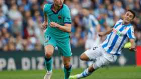 Frenkie de Jong en el partido contra la Real Sociedad / EFE