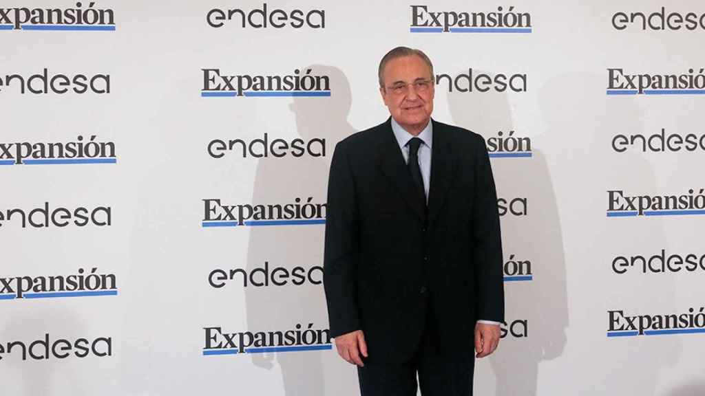 El presidente de ACS y del Real Madrid Florentino Pérez asiste al encuentro anual que organiza el diario Expansión en el hotel Westin Palace / EP