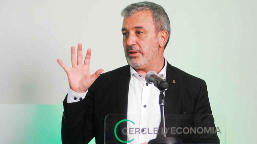 Jaume Collboni, primer teniente de alcalde de Barcelona, durante una conferencia en el Círculo de Economía / EP