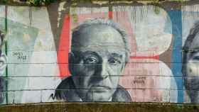 El escritor Vladimir Nabokov, representado en un 'graffiti' en Opatija (Croacia) / HENRY KELLNER.