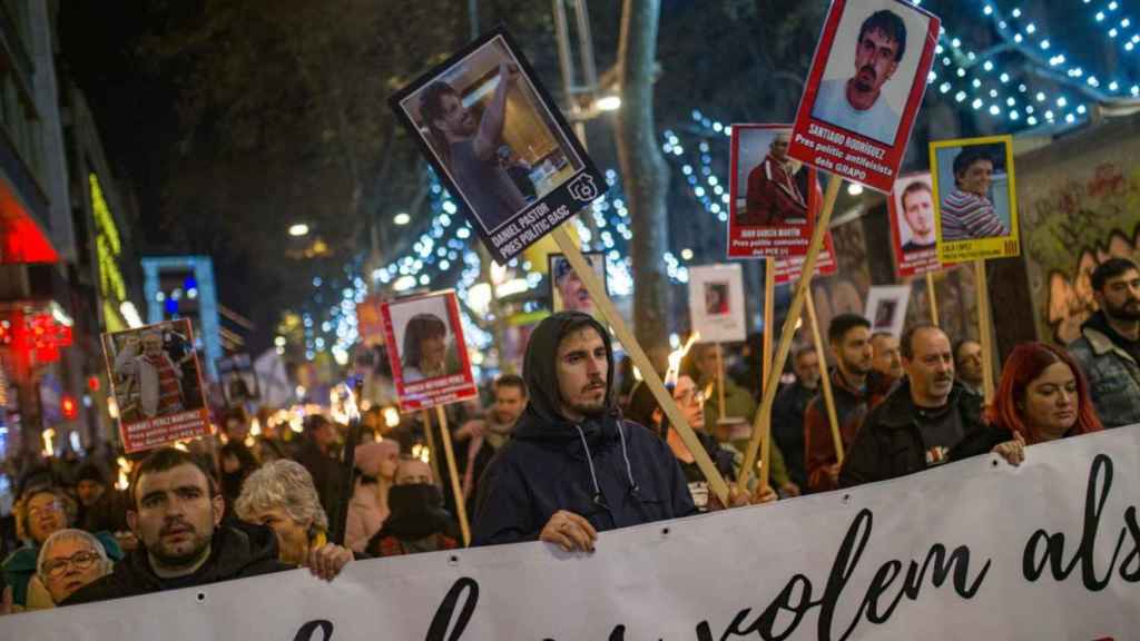 La marcha de antorchas del independentismo en Barcelona - EP