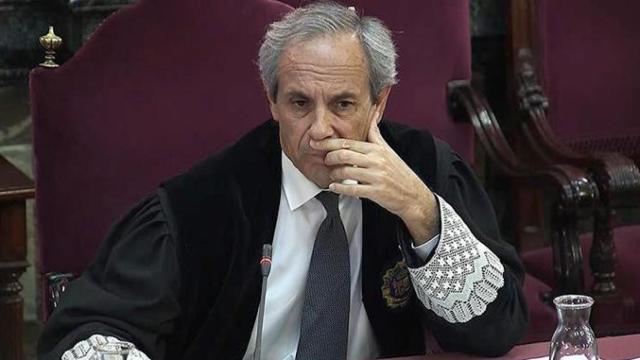 El fiscal Jaime Moreno durante el juicio del 'procés'