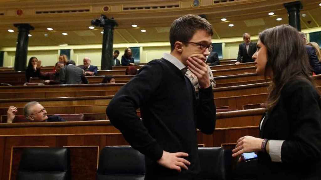 El portavoz de Podemos en el Congreso, Íñigo Errejón.