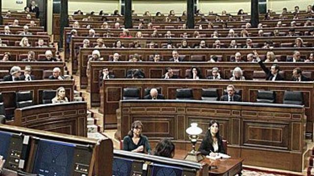 El Congreso de los Diputados, durante las votaciones de este jueves