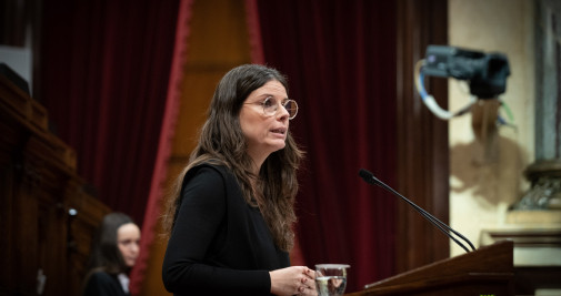 La portavoz de Junts en el Parlament, Mònica Sales / EUROPA PRESS