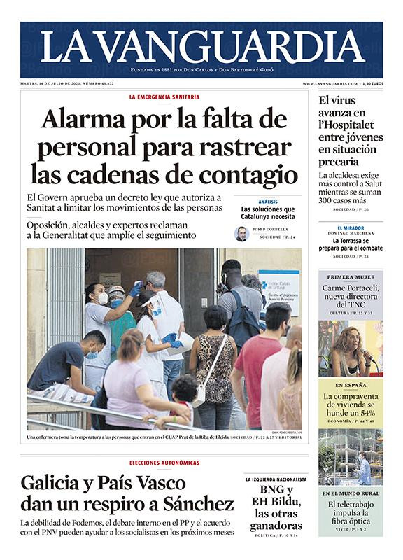 Portada La Vanguardia