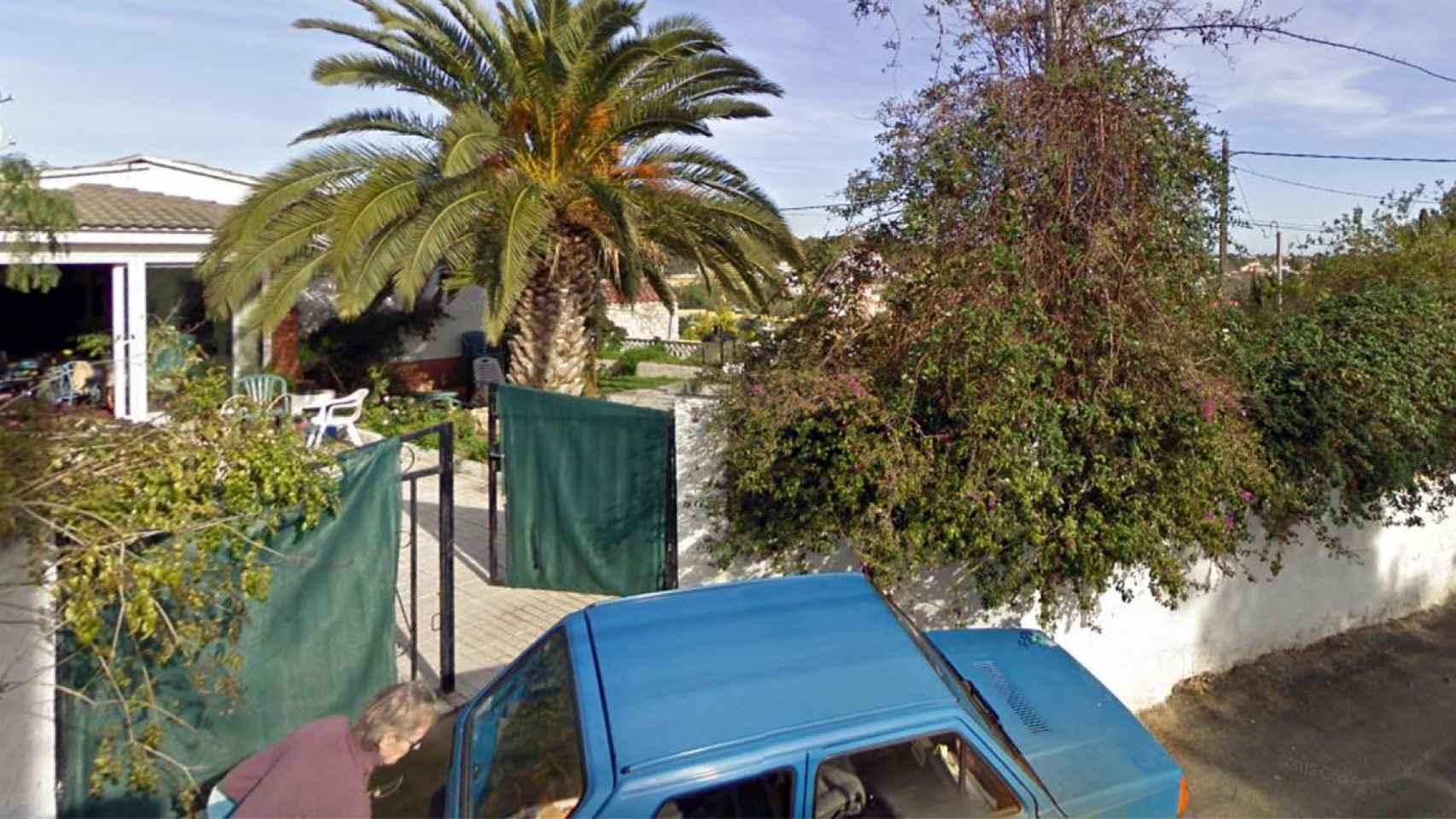 Janet Pepper, delante de su chalet / GOOGLE STREET VIEW