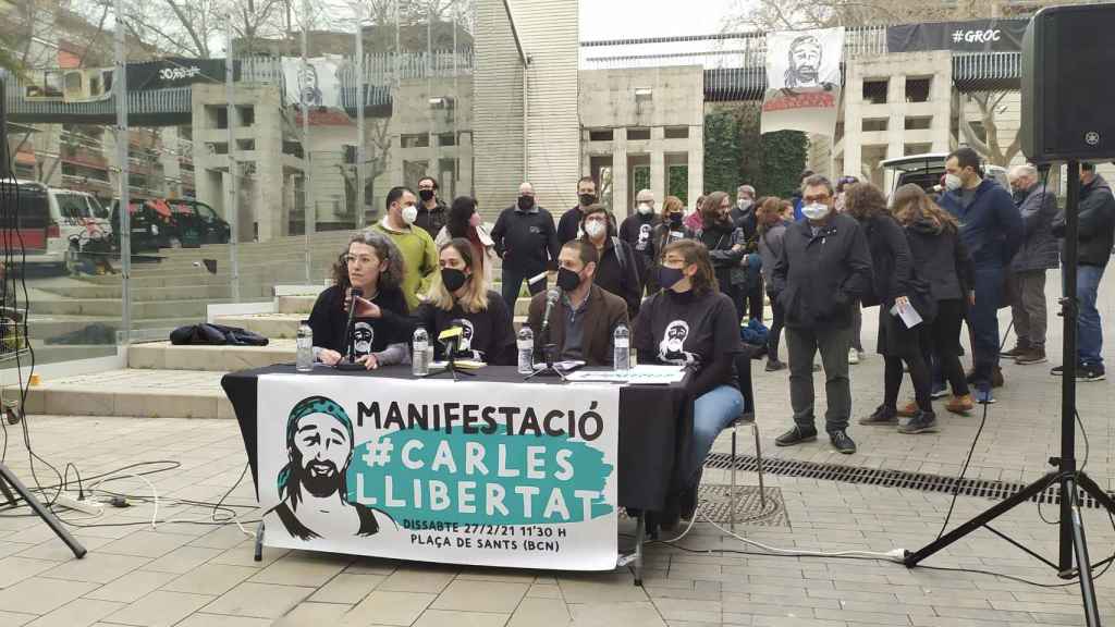 Rueda de prensa del abogado del vecino de Sants tras conocer su puesta en libertad / EUROPAPRESS