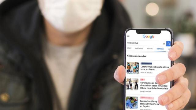 Resultado de búsqueda en Google de noticias sobre coronavirus / CG