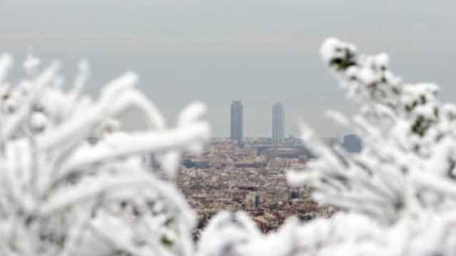 Una foto de Barcelona en la última nevada / EFE