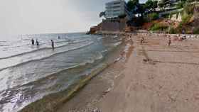 Playa de los Capellans de Salou, en la Costa Dorada / GOOGLE STREET VIEW