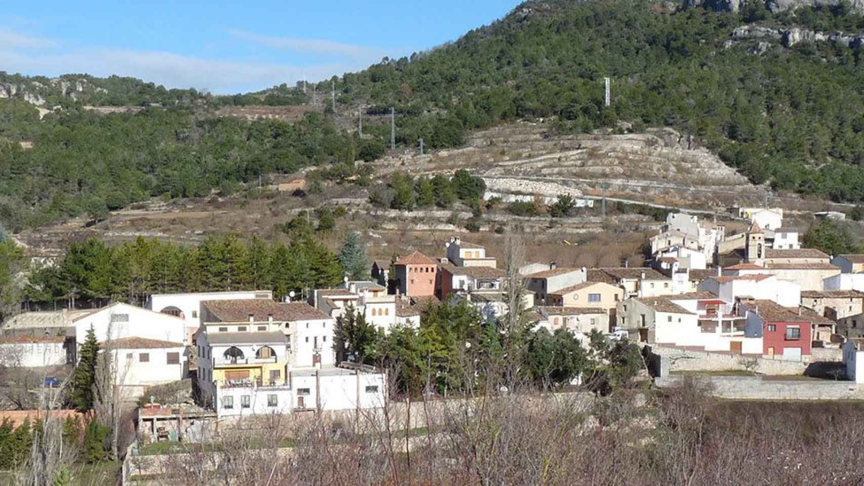 Vista general del municipo de La Febró / CG