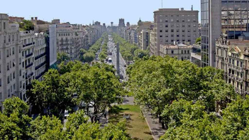 Imagen de la 'Milla de Oro' de Barcelona, Paseo de Gràcia