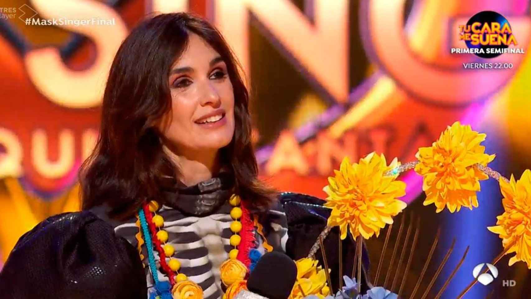 Paz Vega, ganadora de 'Mask Singer' /ATRESPLAYER