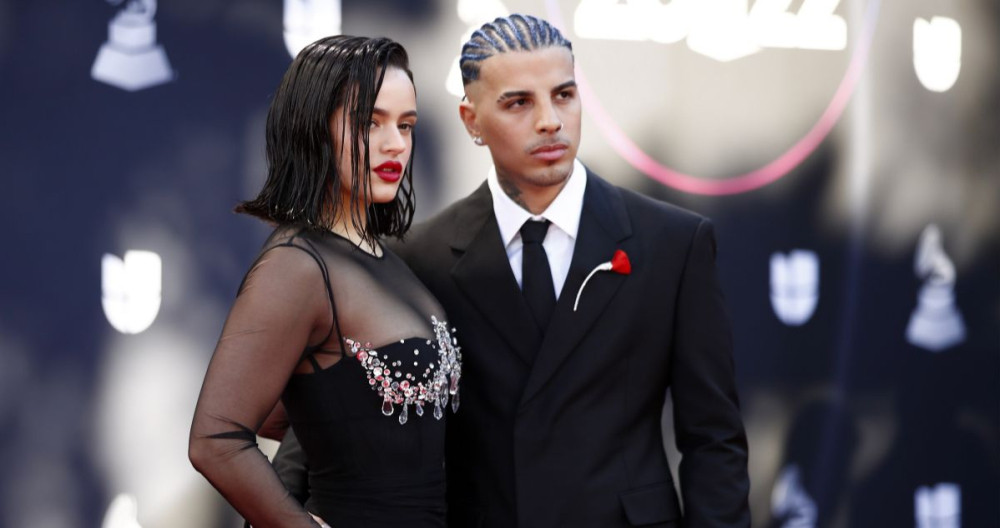 Rosalía y Rauw Alejandro en los Grammy Latino / EFE