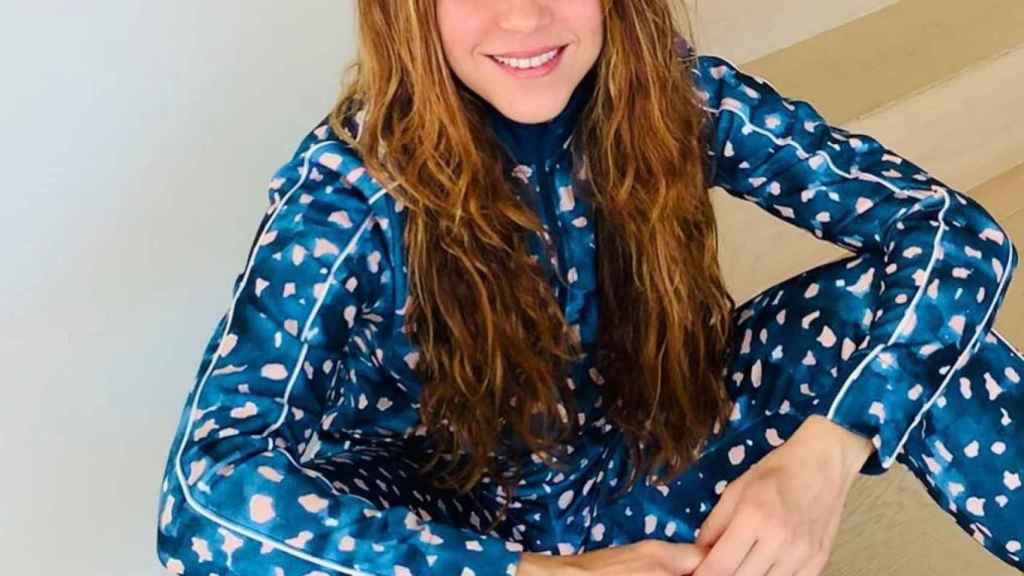 Shakira en pijama