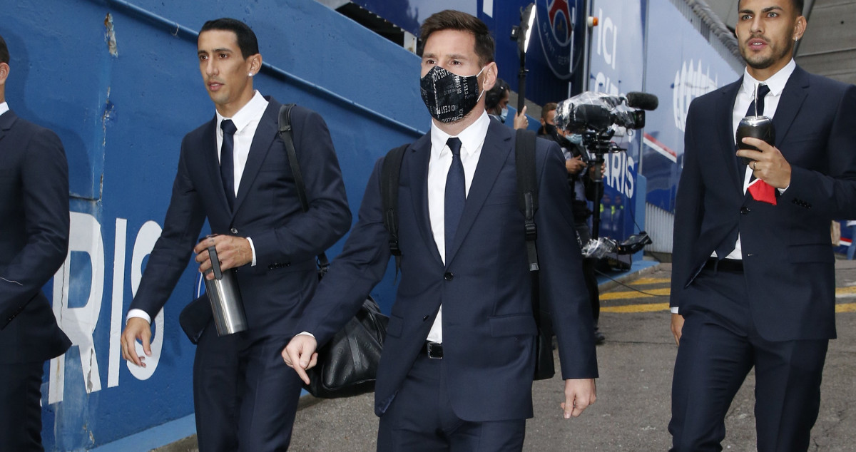 Messi llegando a la concentración del PSG / PSG