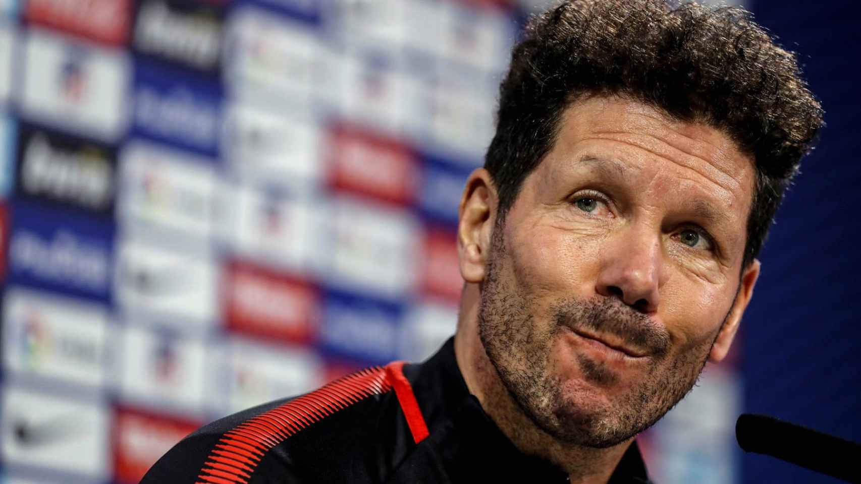 El Cholo Simeone en una rueda de prensa