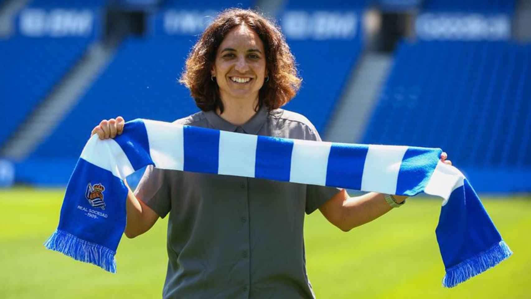 La exazulgrana Natalia Arroyo es la entrenadora de la Real Sociedad Femenino esta temporada 2020/21 / RS