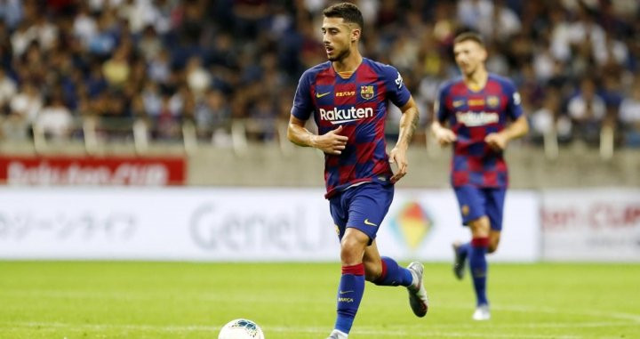 Guillem Jaime jugando contra el Chelsea / FC Barcelona