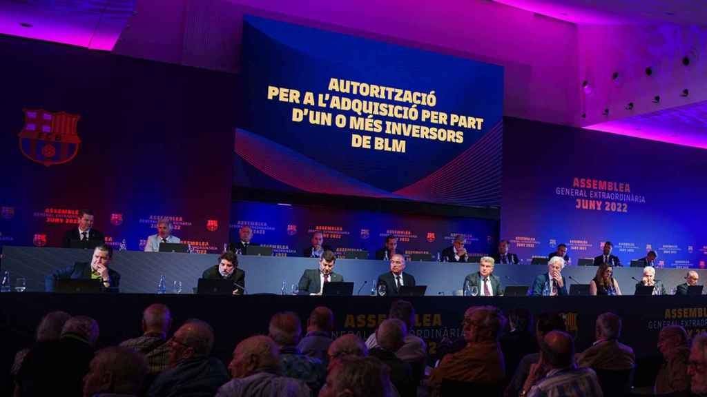 La junta directiva, en la asamblea de compromisarios extraordinaria para aprobar las palancas económicas en junio de 2022