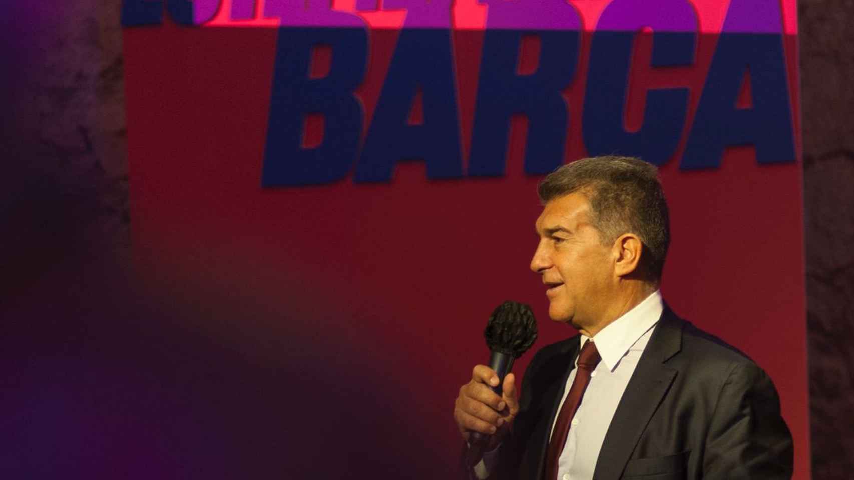 Imagen de archivo de Joan Laporta en precampaña / 'Estimem el Barça'