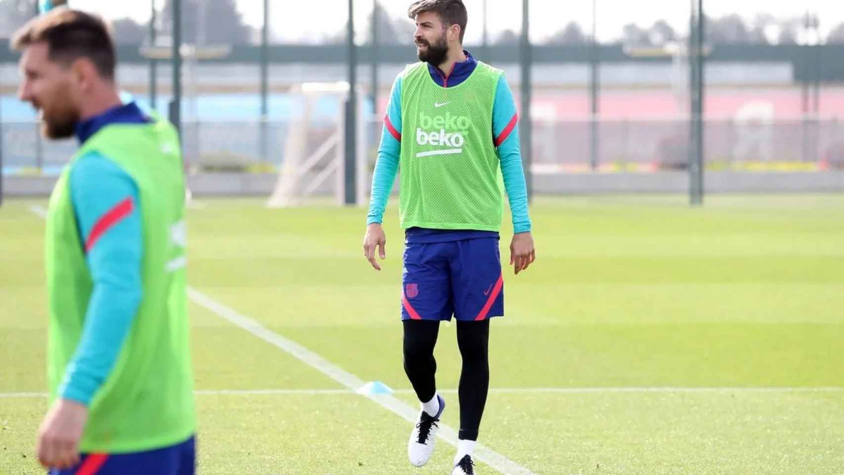 Piqué, de vuelta a los entrenamientos del Barça | FCB