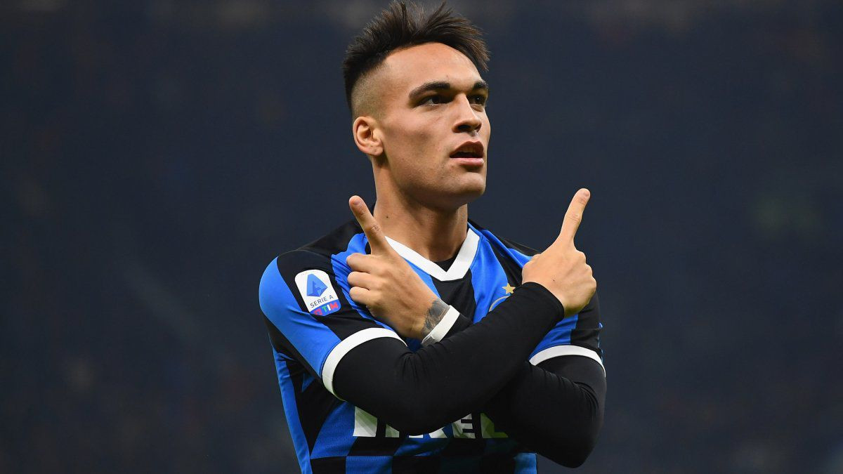 Lautaro Martínez, celebrando un gol con el Inter | EFE