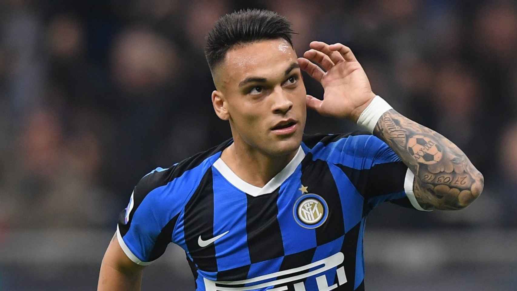 Lautaro Martínez, celebrando un gol con el Inter | EFE