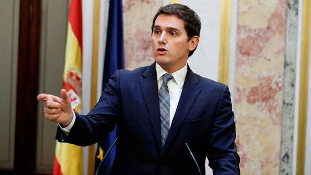 El presidente de Ciudadanos, Albert Rivera, cuyo partido es investigado por el Tribunal de Cuentas / EFE