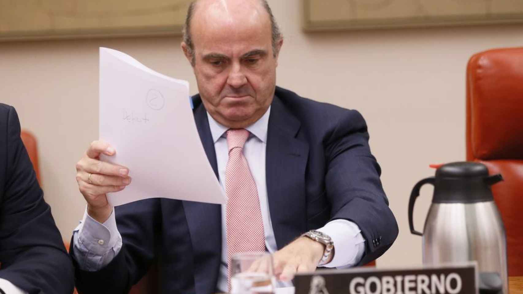 El ministro de Economía, Luis de Guindos, en una imagen de archivo / CG