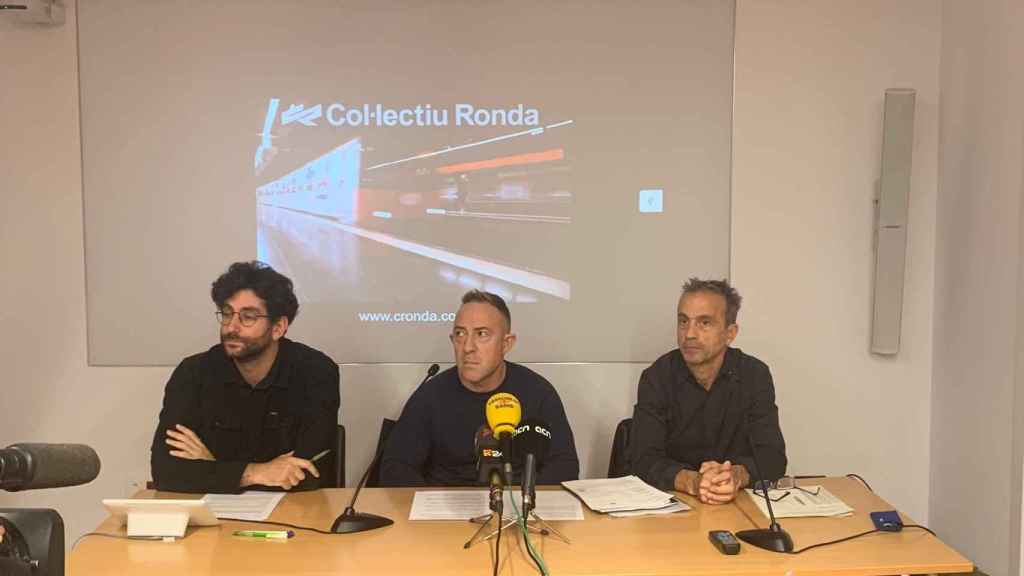 Trabajadores de TMB integrantes de la Asociación de Trabajadores Expuestos o Afectados por Amianto de la Metrópolis de Barcelona (Atea-AMB) / EUROPA PRESS