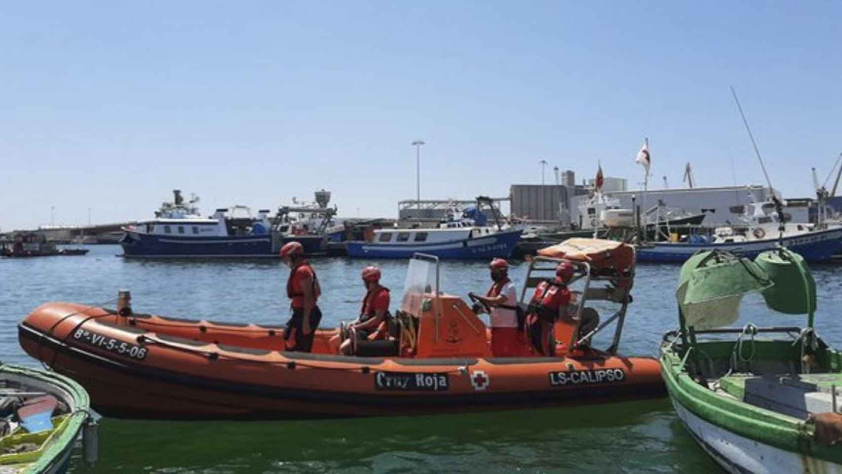 Imagen de la LS-CALIPSO, una de las lanchas que ha participado en el rescate de la chica / CREU ROJA