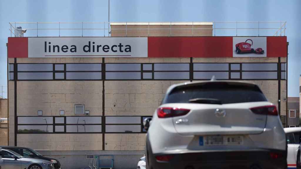 Detalle de la sede de Línea Directa Aseguradora, en Tres Cantos (Madrid) / EP