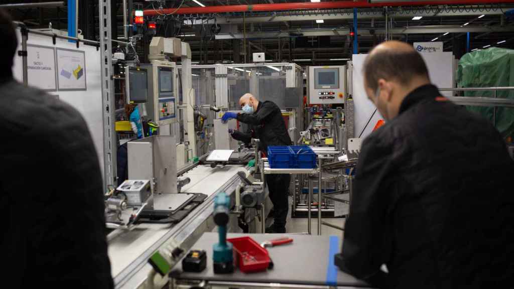 Operarios trabajan en la fábrica de Seat / EP