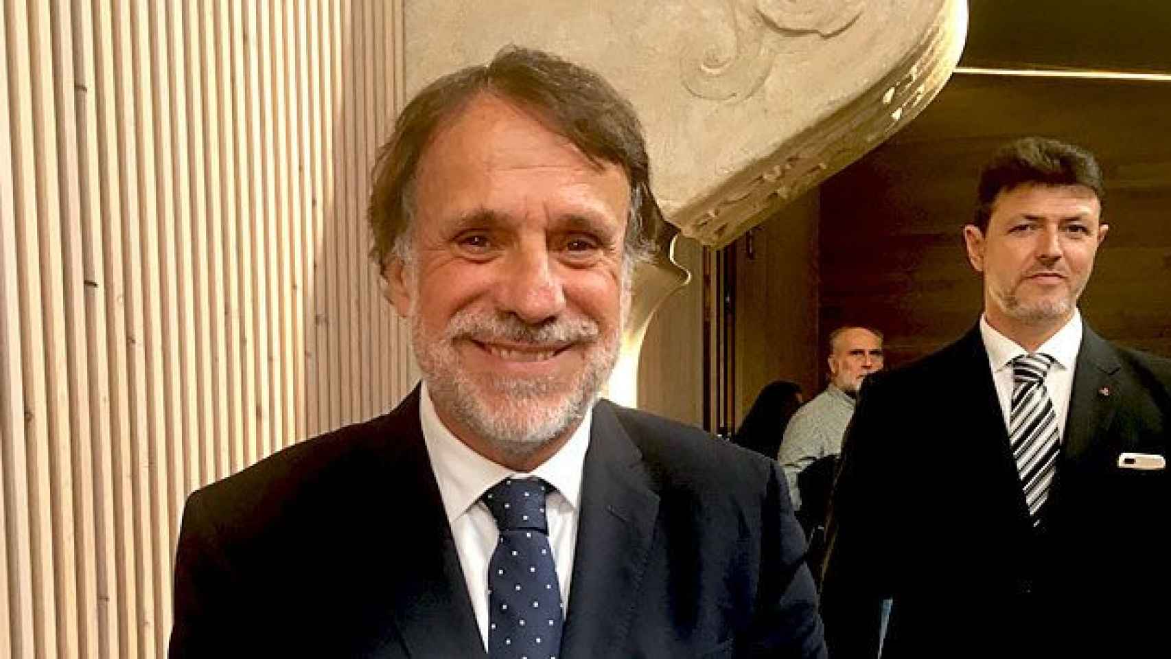 José Creuheras, presidente del Grupo Planeta, en un encuentro con la prensa el día anterior a la entrega del premio literario de la compañía en Barcelona / CG