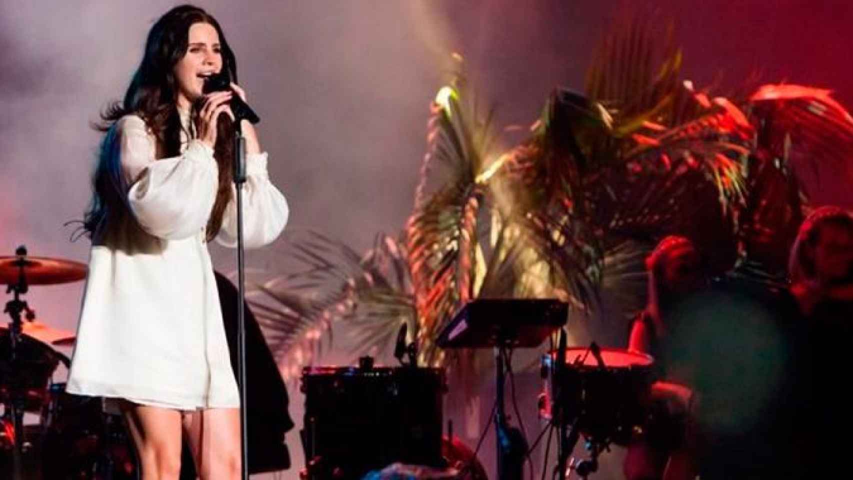 Lana del Rey en un concierto en Brasil / EFE