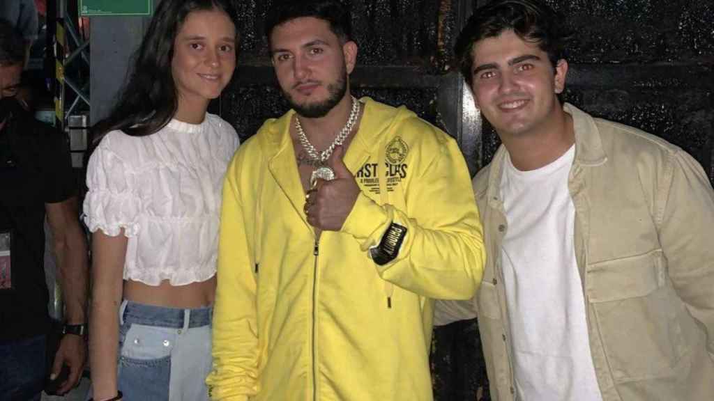 Omar Montes, Victoria Federica y su novio / REDES