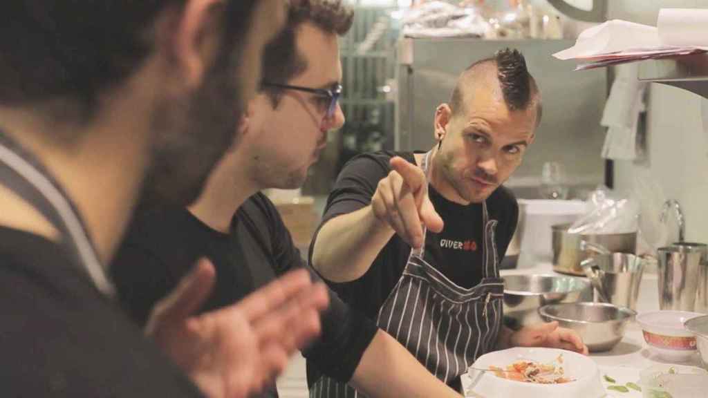 Dabiz Muñoz, en la cocina de su restaurante EP